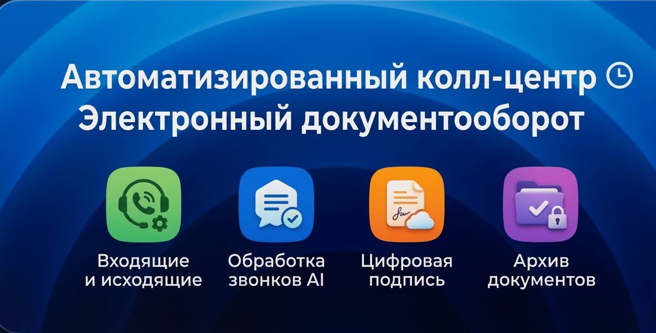 Автоматизированный колл-центр и электронный документооборот